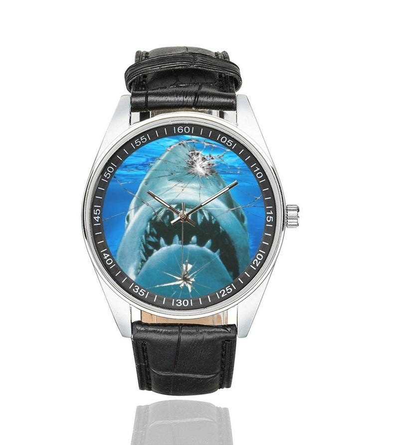 Great white shark watch, unique jaws movie watch