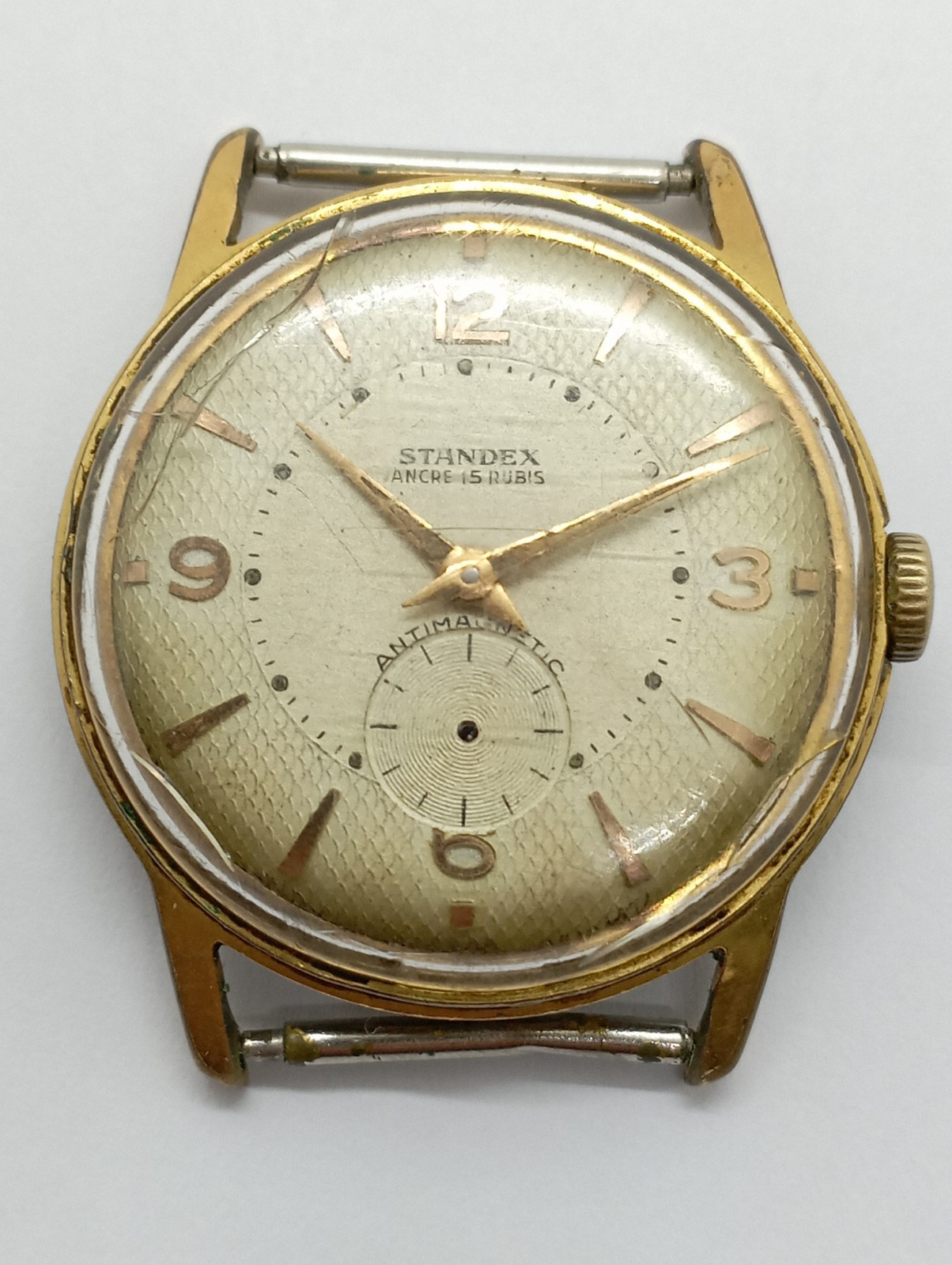 Vintage STANDEX Ancre Cal. Cupillard 233 Lunched 1930 Watch Movement Working Wel