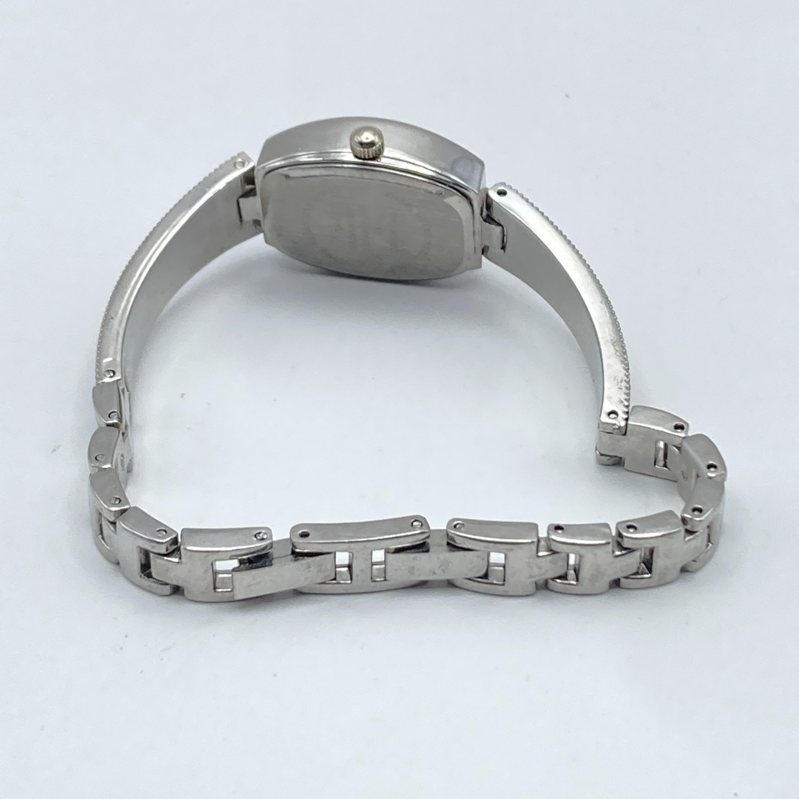 Filigree Womens Watch 19mm Silver Tone MOP Extender Scrollwork New Battery 6.75″
