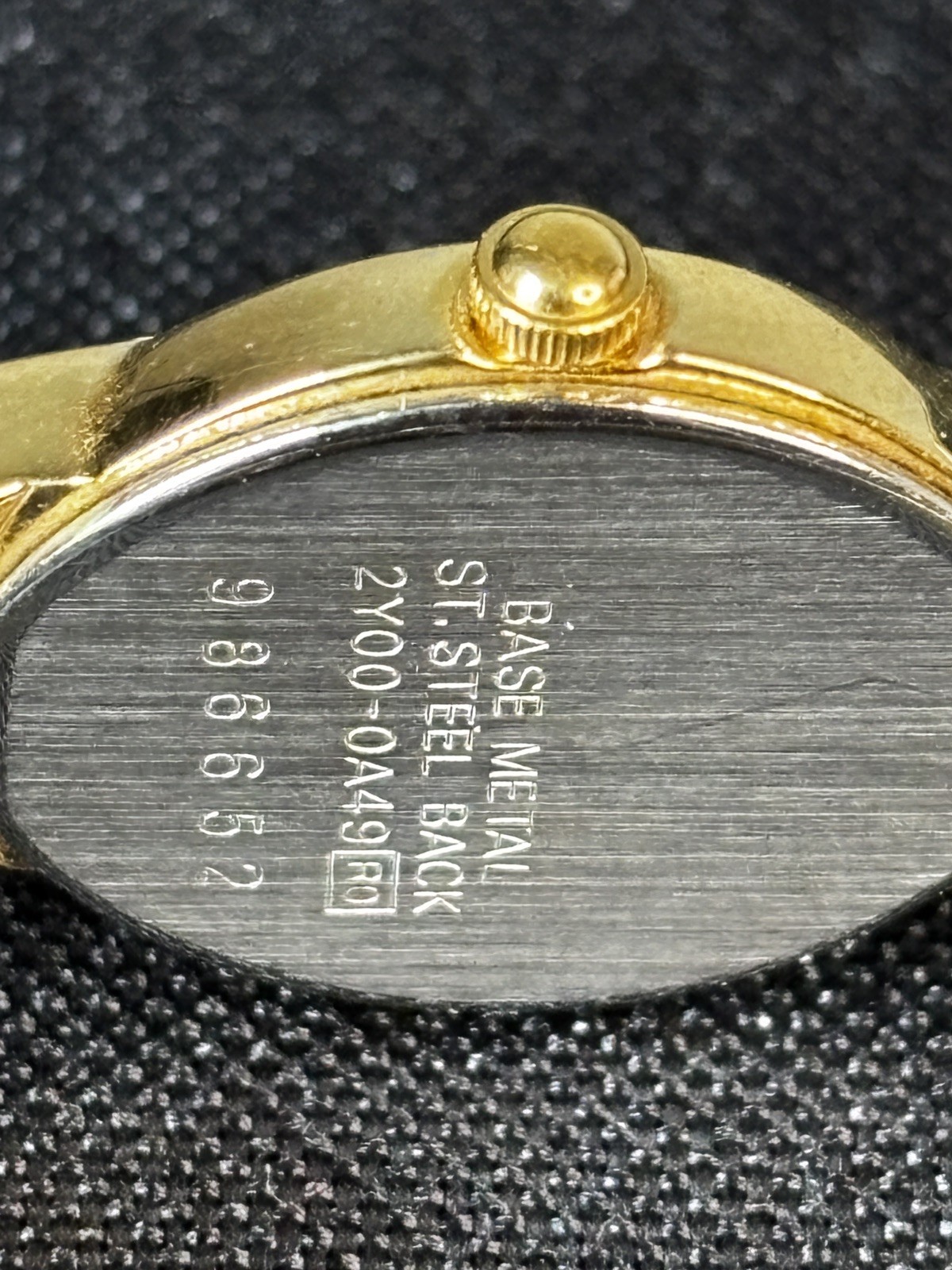 Vintage Seiko Quartz 16 MM Watch 2Y00-0A49 Women Gold Tone Analog 5.5″ Wrist