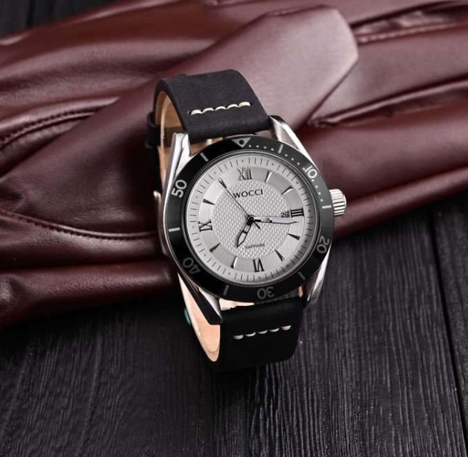 Correa De Reloj Estilo Vintage De Piel Top Grain 17mm Para Hombre Con Hebilla Pl