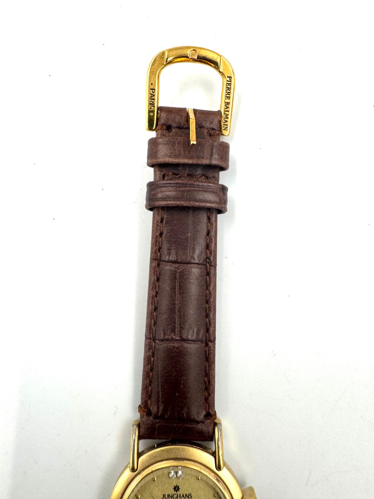 vintage junghans 24mm Women Quartz Watch EWJ-1001 New Battery -f648