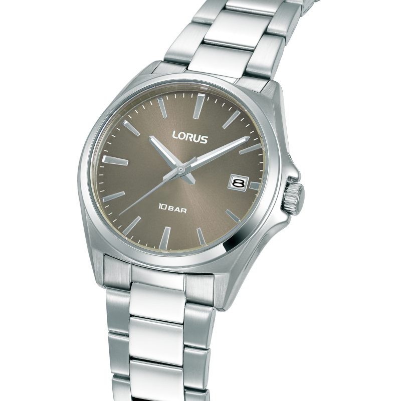 Lorus Ladies Watch RH961SX9 Bronze Sunray Dial Stainless Steel RRP £69.99