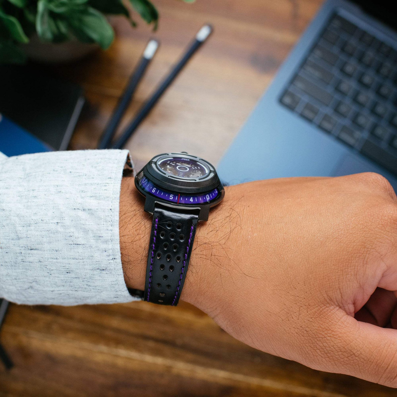 Xeric Invertor II Automatic Gunmetal Purple