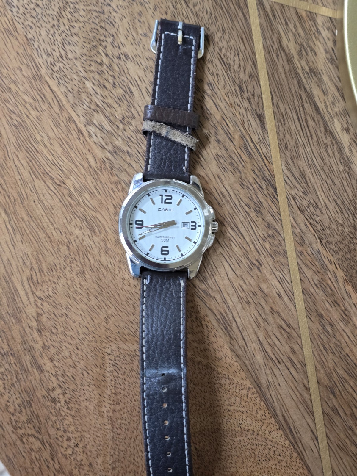 Casio Men’s Classic Quartz Watch Classic Vintage Style Stainless Steel Watch