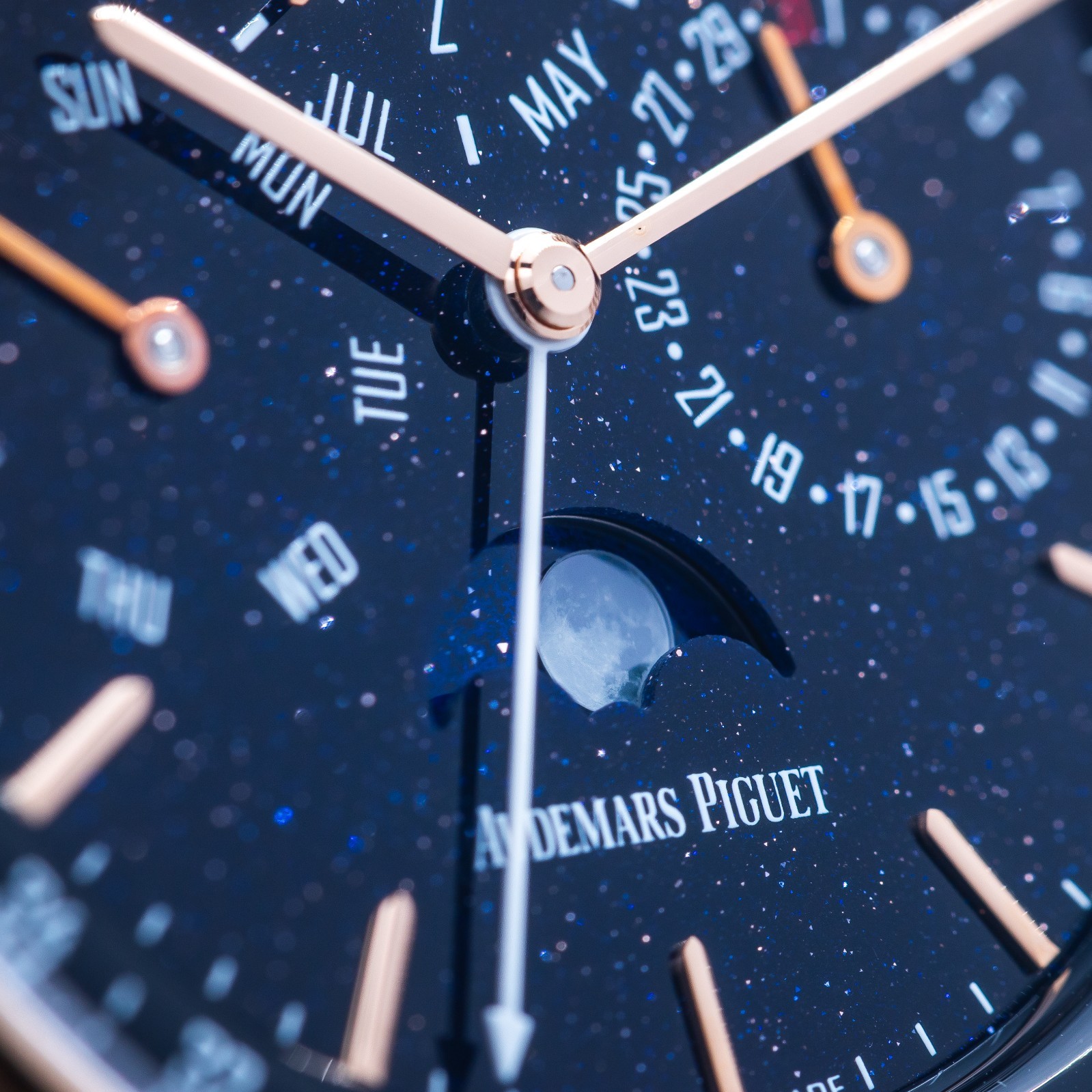 Audemars Piguet Code 11.59 Perpetual Rose Gold 41 Blue Dial Full Set AP 26394OR