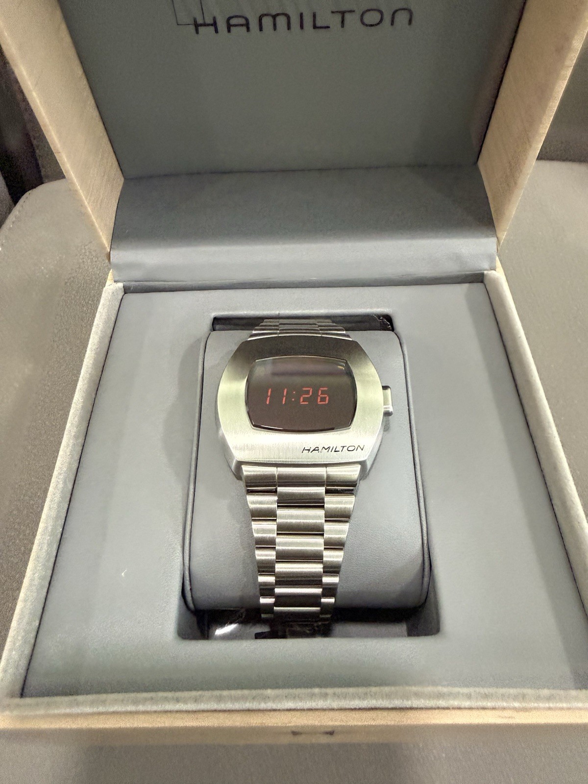 Hamilton American Classic PSR Digital Quartz Stainless Steel Watch – H52414131