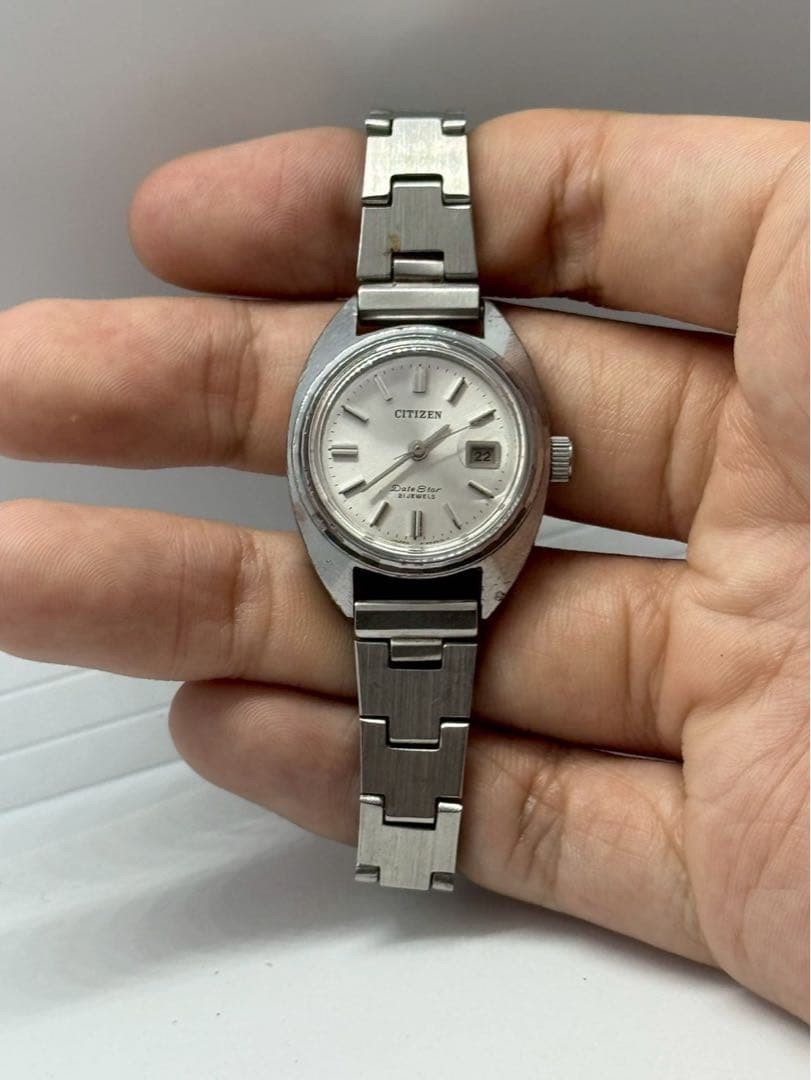 CITIZEN Datestar 21 Jewels Manual Winding Watch 4