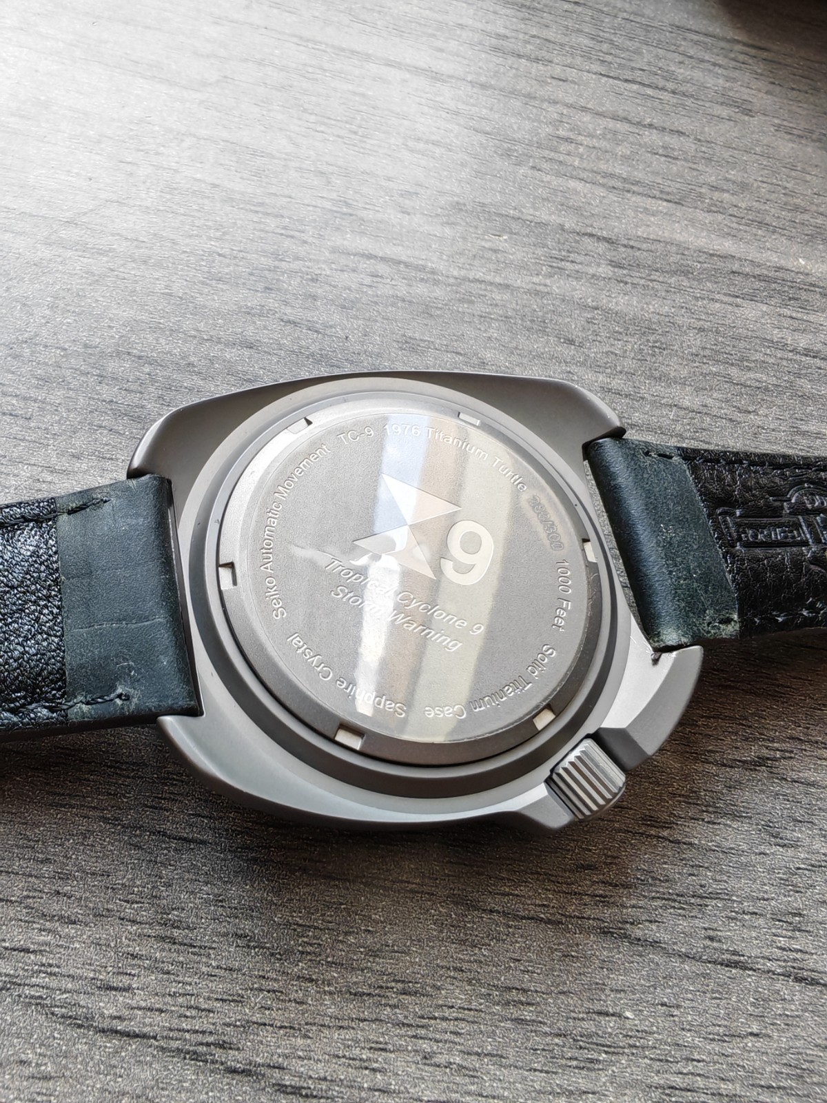 TC-9 1976 Titanium Turtle Seiko Auto Limited Edition Watch + Vaymont Ti Bracelet