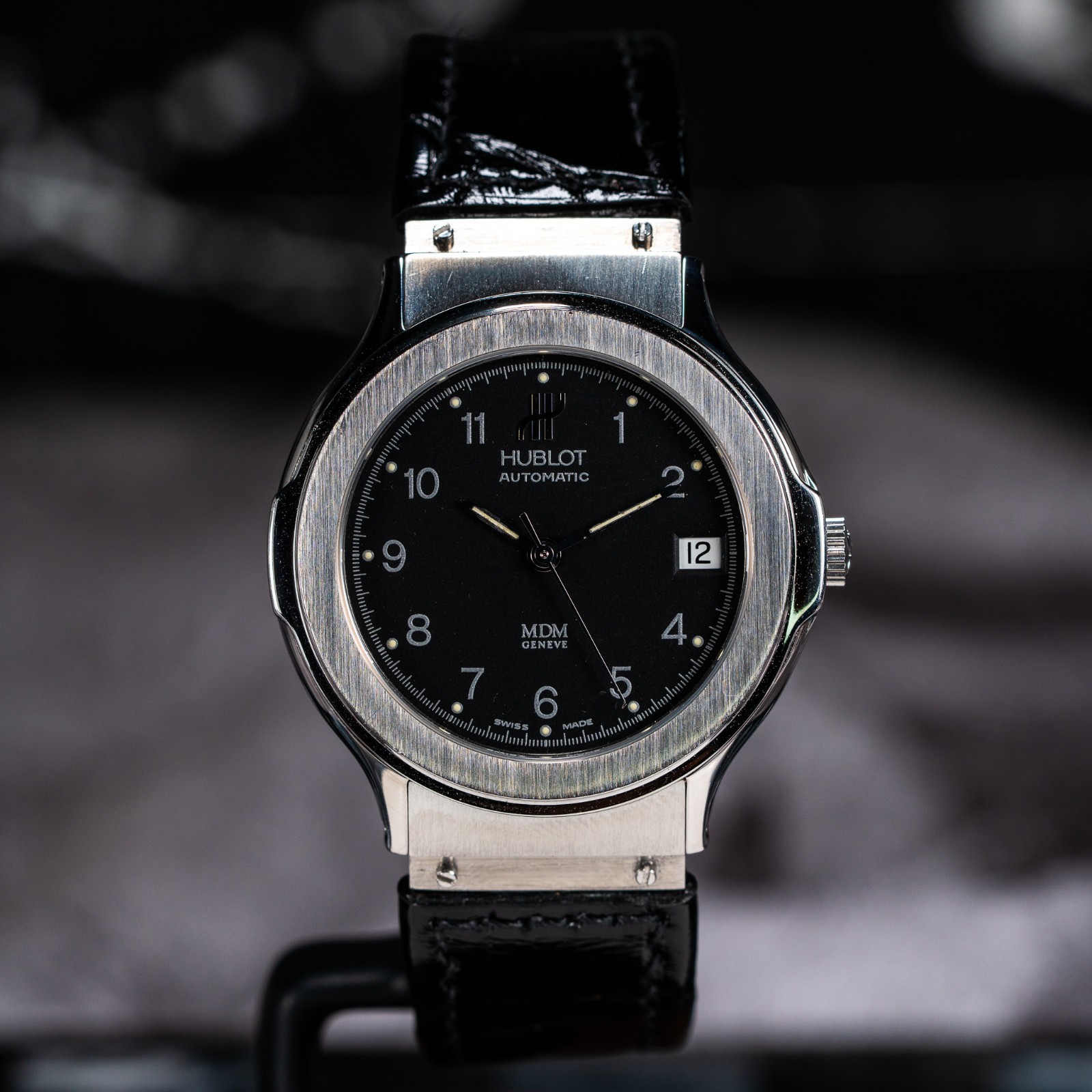 Hublot MDM Strap & Clasp Conversion – Full Set 36mm Black Dial Unisex Watch