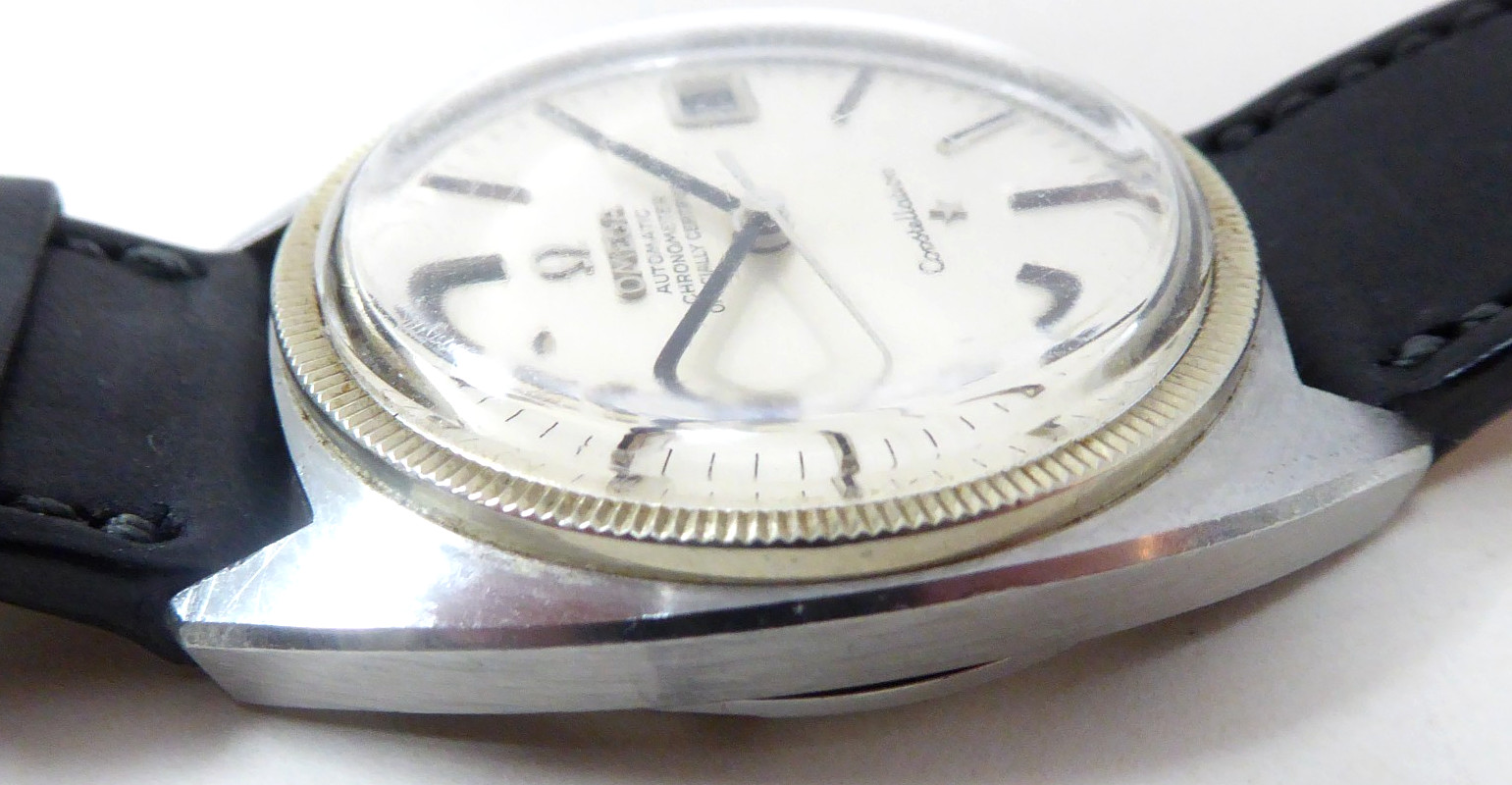 OMEGA Constellation C Shape White Gold Bezel 168.017 Cal.564 Automatic 24 Jewels