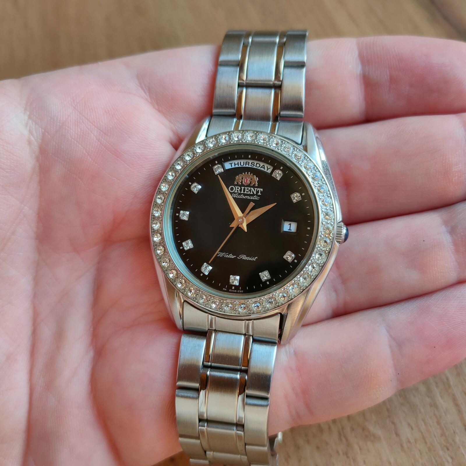 Ultra rare Orient President day date Mechanical classic black Automatic Watch