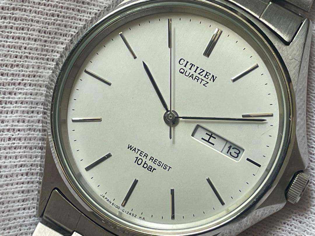 Citizen G100-G03685K Quartz Watch wrist 18.5cm/7.3in Analog Timepiece