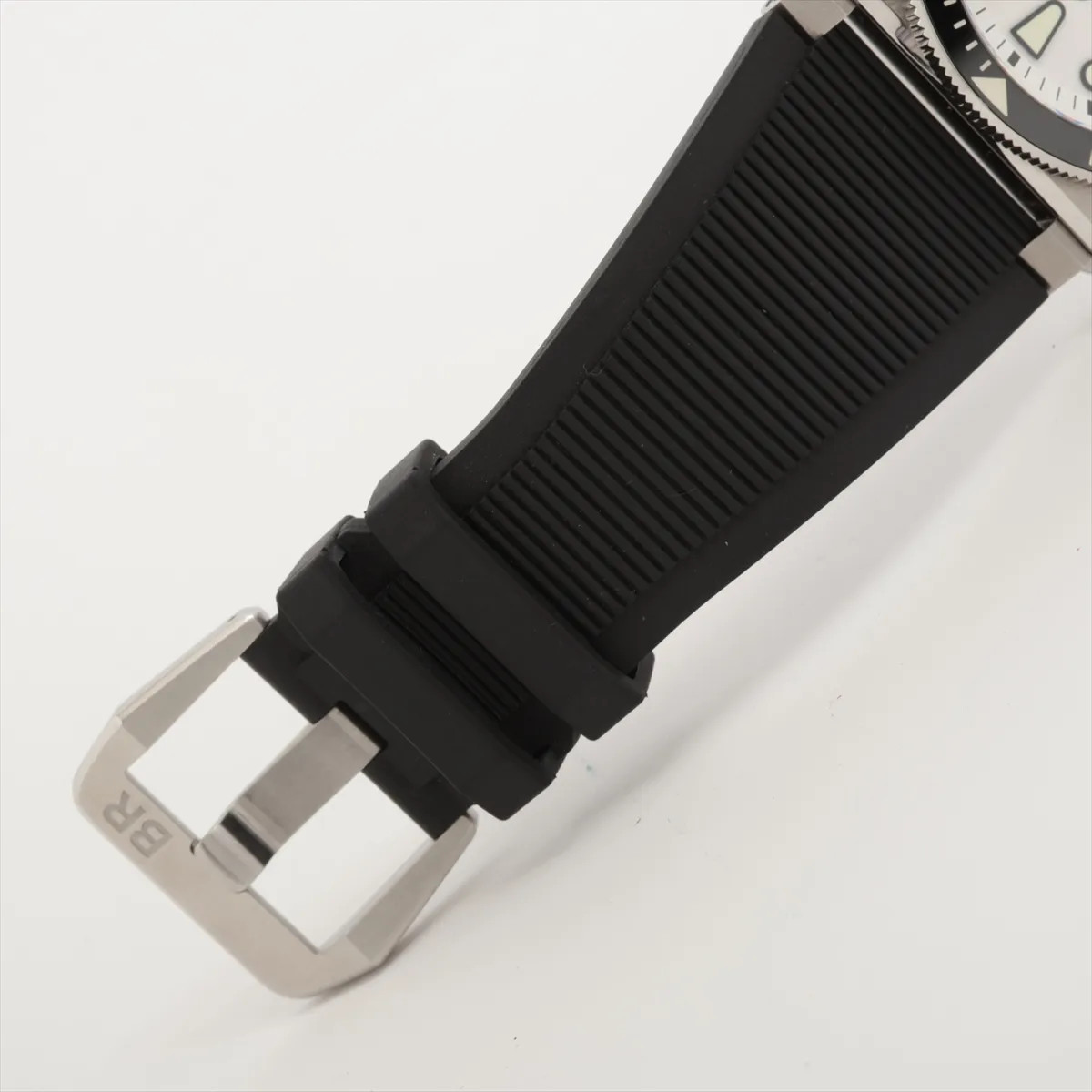 Bell & Ross SS SS & Rubber AT white dial BR03-92-D-S