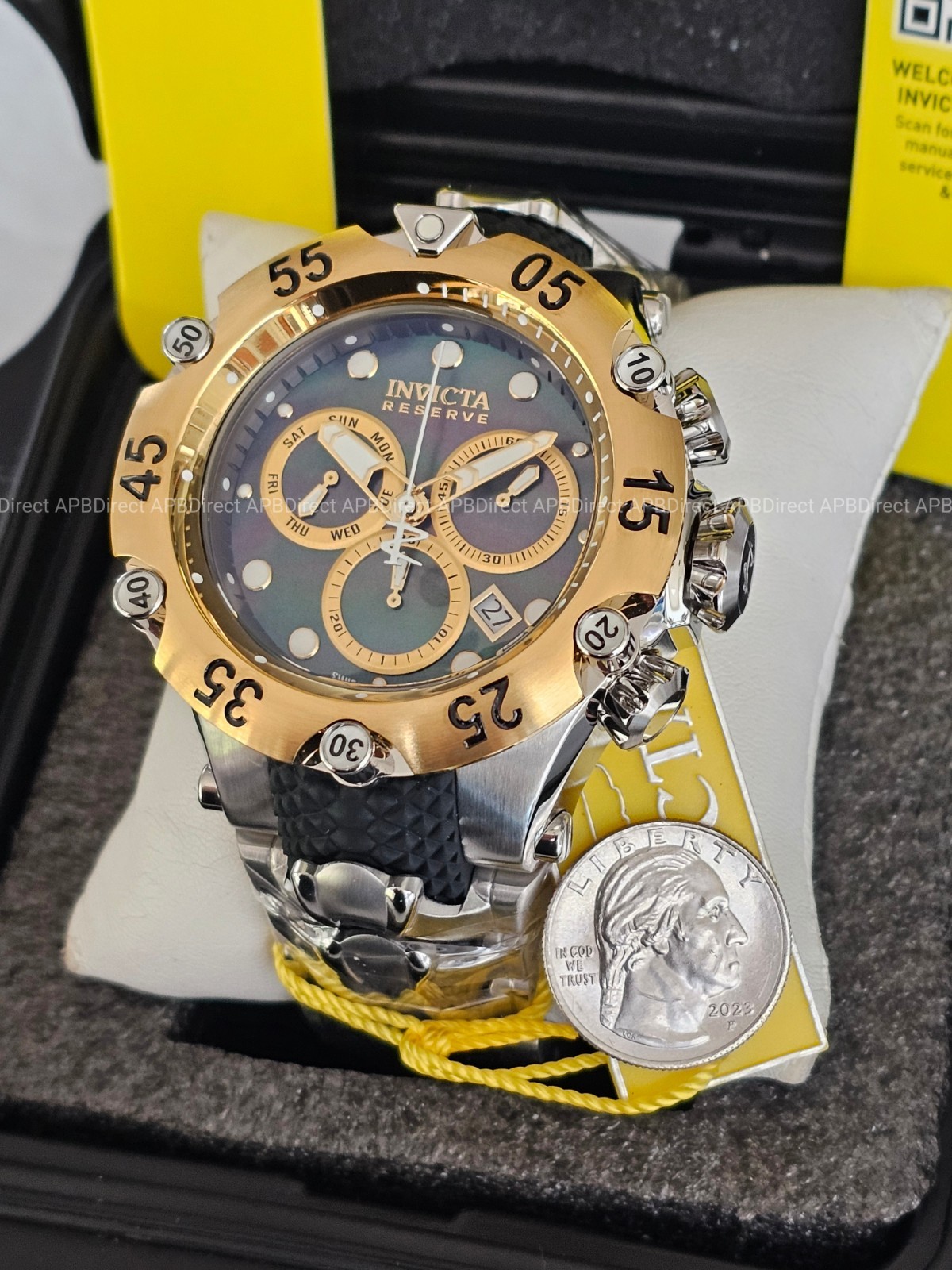 Invicta – Venom COBRA – Swiss Z60 Chronograph Mother-of-Pearl Dial – mens watch