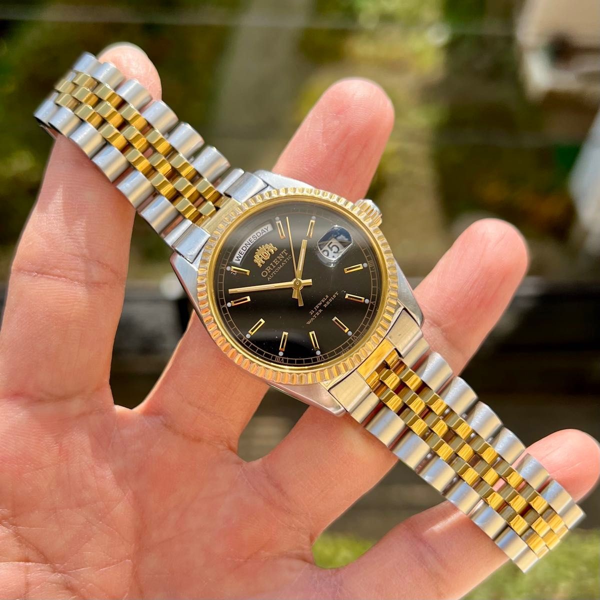 Orient President Day Date Watch Rare