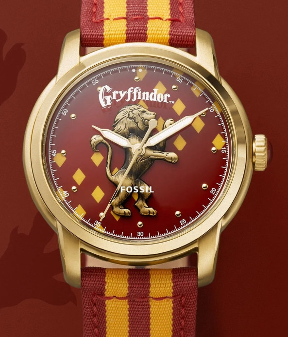 Fossil Harry Potter Gryffindor Mens 39mm Watch Limited Edition 36007348 G2U