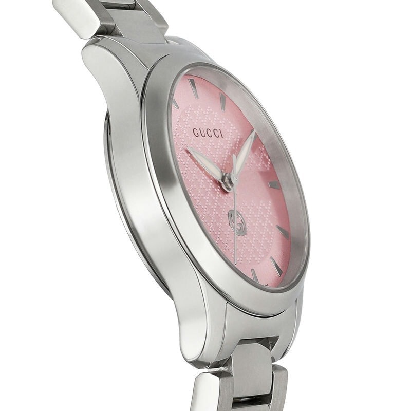 Gucci G-Timeless Women’s Pink Dial Swiss Watch – YA1265047 ($1250 MSRP)