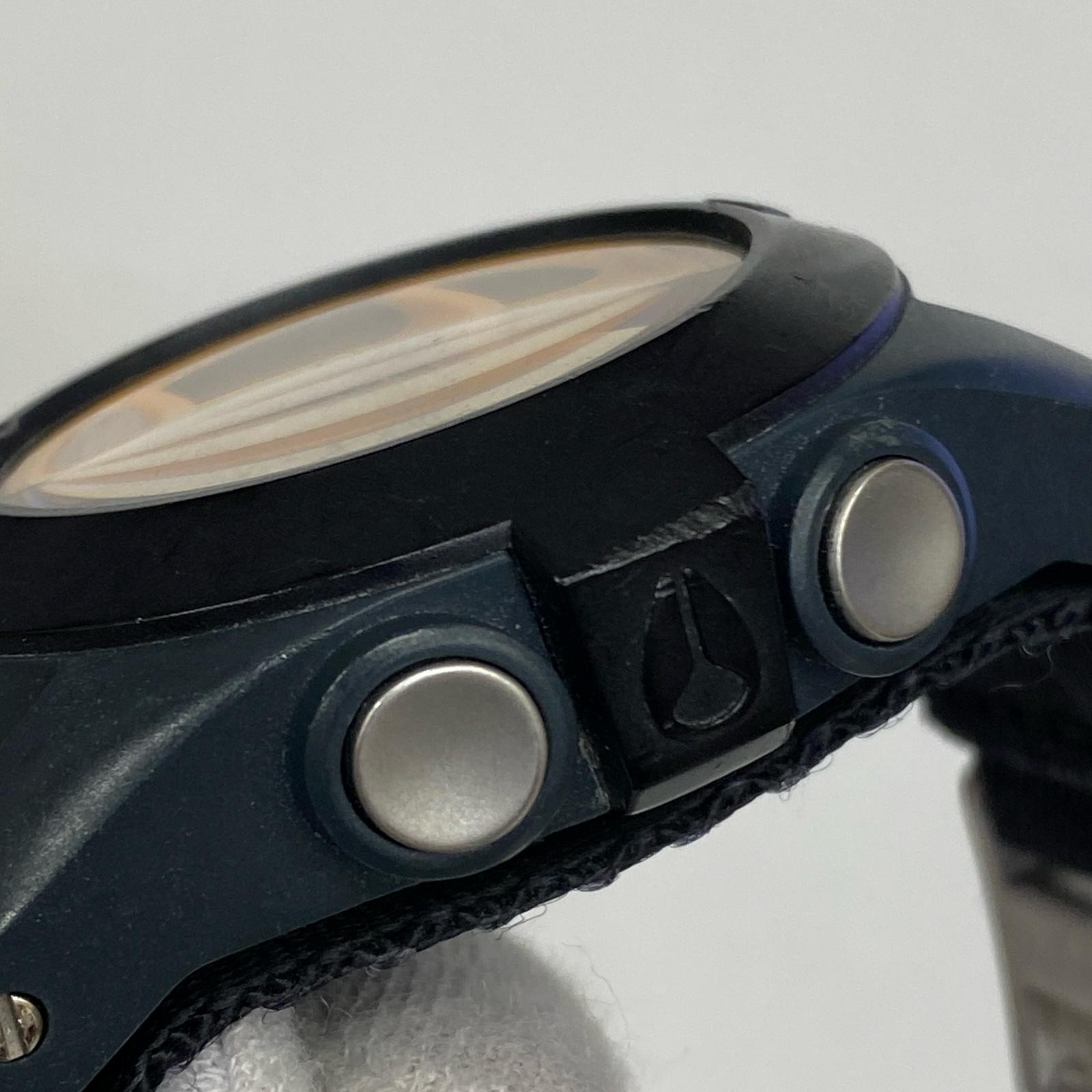 [A2R] Used NIXON Wristwatch Black Kakogawa [w9t]