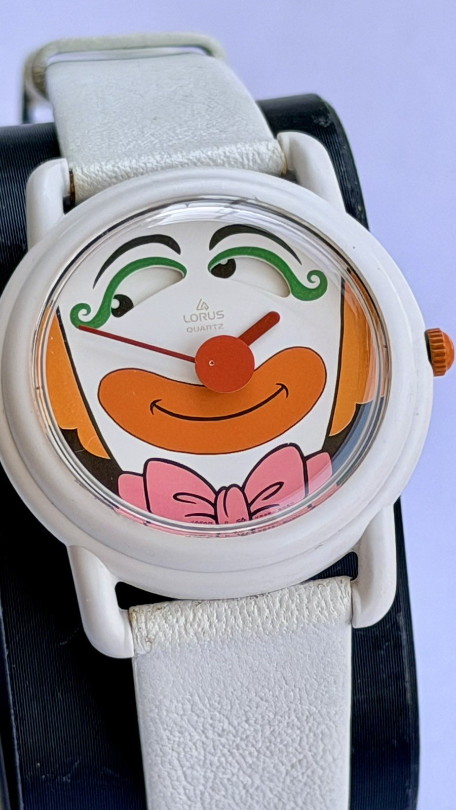 Lorus RQP015 Clown Dial NOS 33mm Quartz Vintage 1990s Rare Seiko Group