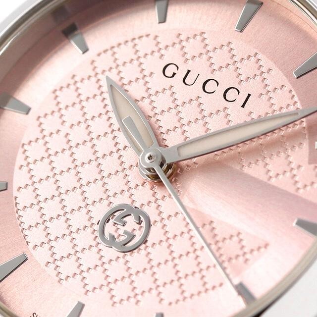 Gucci G-Timeless Women’s Pink Dial Swiss Watch – YA1265047 ($1250 MSRP)