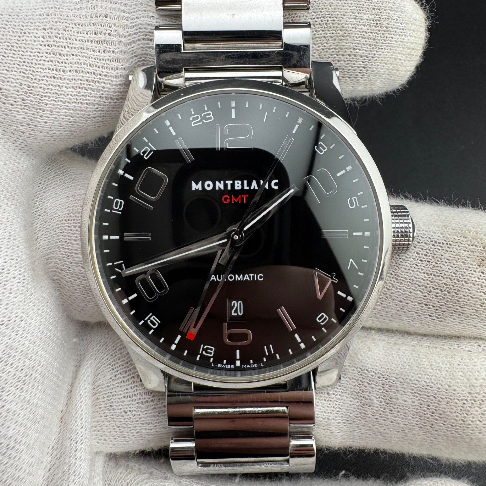 MONTBLANC TimeWalker GMT REF 7081 42mm Automatic Watch NO TARIFF