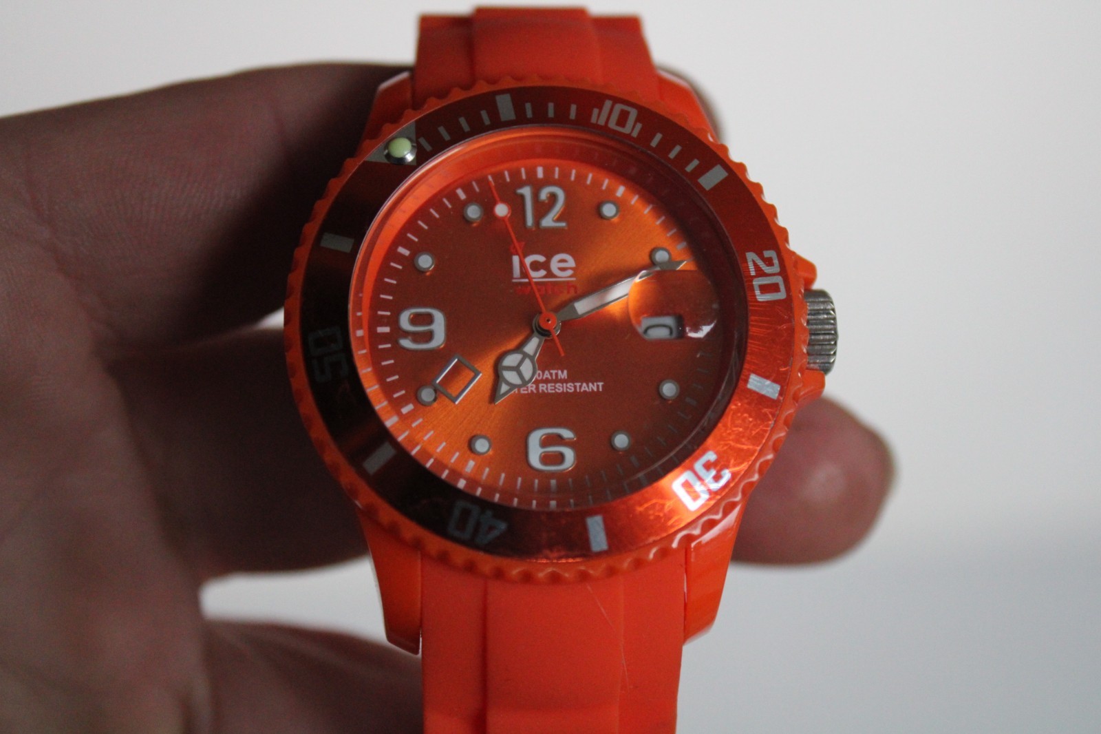 Ice-Watch Unisex Adults Orange Silicone Watch, SI.OE.U.S.09 (NEW)
