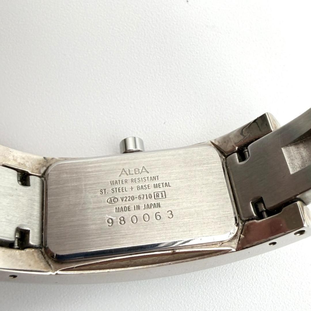 Seiko Alba DEUA bracelet watch, blue, new battery, women’s wristwatch, worki