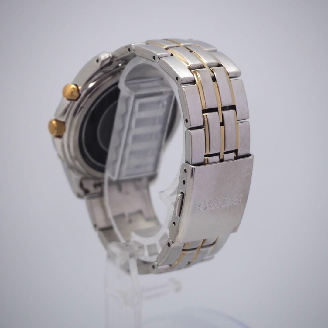 41 Working SEIKO Watch Radio Solar Men s Silver SEIKO Date