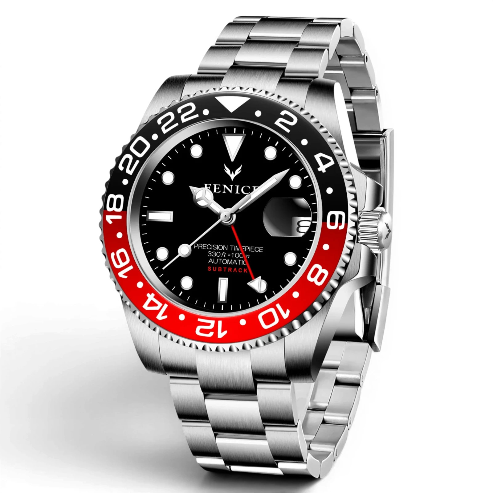 Fenice Subtrack GMT Automatic Watch 10ATM NH34A 40mm