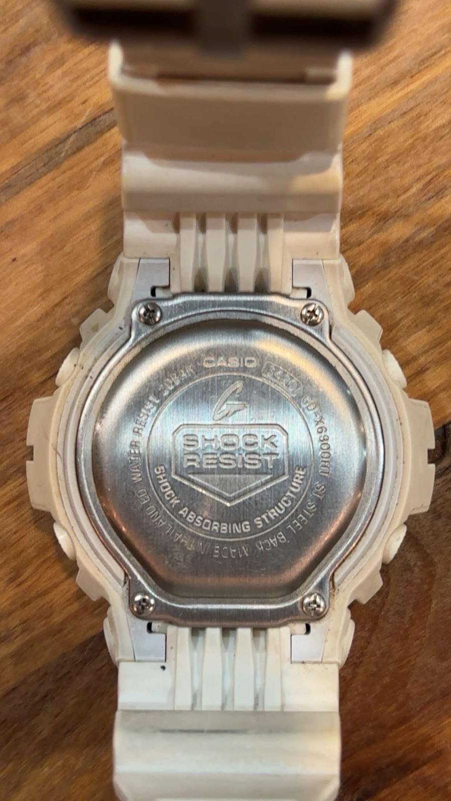 Casio G-Shock GD-X6900HT-7 White Digital Watch 3420 Shock Resist 200M