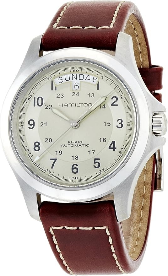 Hamilton Khaki Field King Auto Brown Leather Men’s Watch H64455523