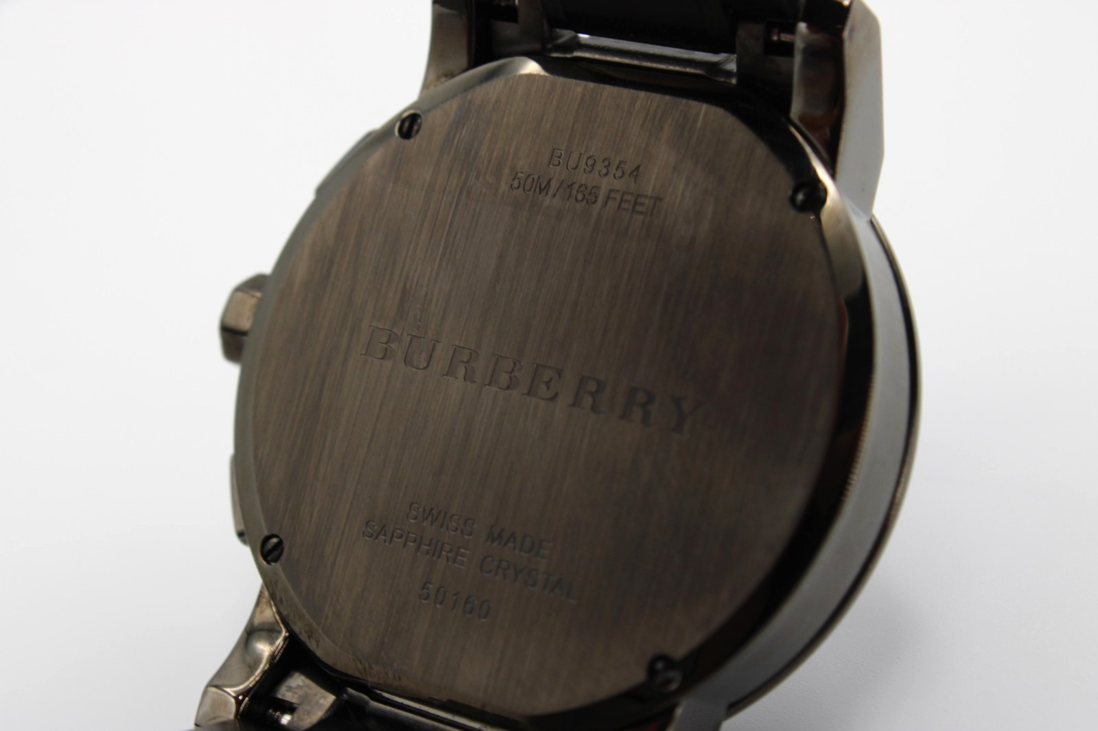 BURBERRY The City BU9354 Dark Gray Men’s Watch 42mm