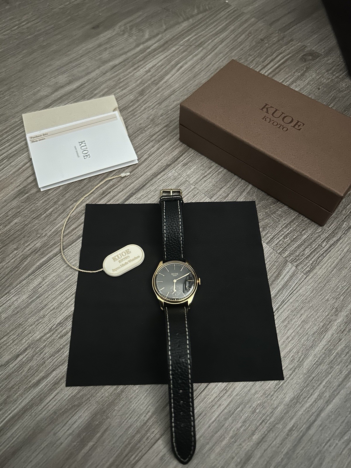 Kuoe Kyoto Old Smith 90-001 35mm Black Dial