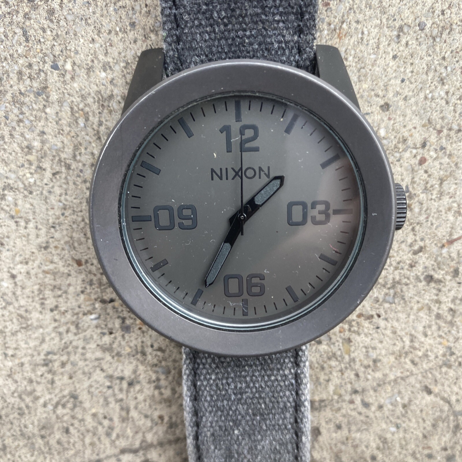Nixon Corporal Canvas Genuine Leather. For Parts Read Desc