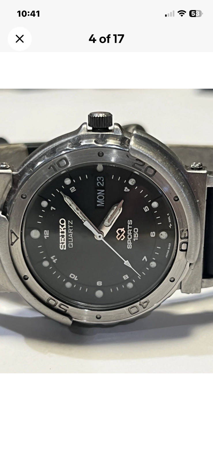 Rare Vintage Shrouded Seiko 5H23-8160 — Mini “Tuna Can” (April 1987)