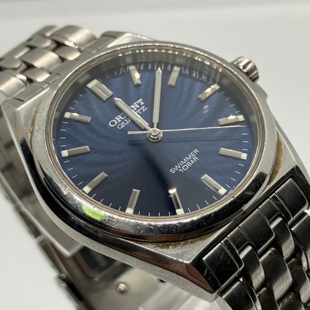 Orient Swimmer 10bar Quartz Blue Dial Watch