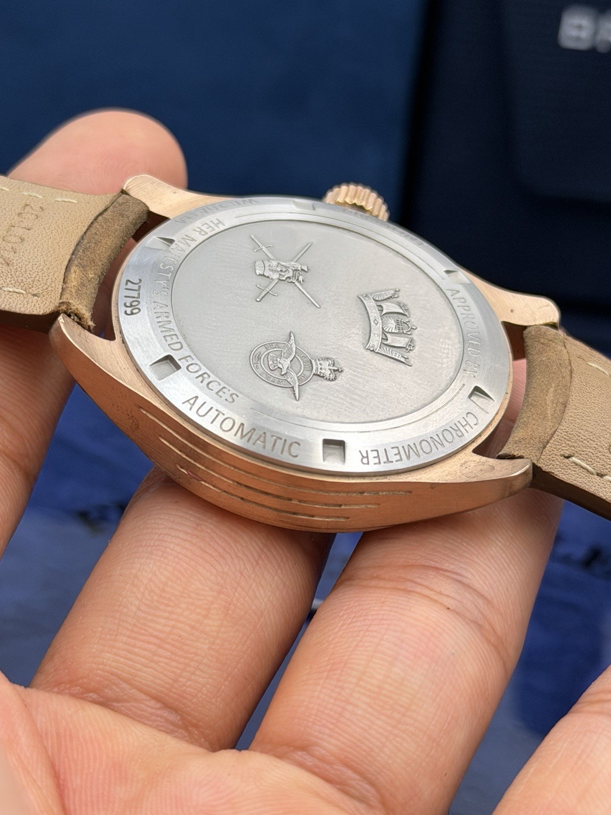 Bremont Broadsword Bronze Automatic 40mm, Blue Dial HMAF