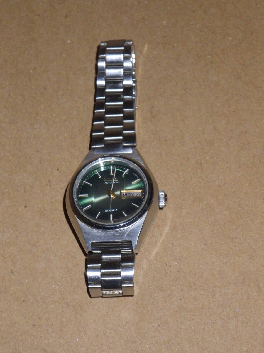 CITIZEN 4 661591K AT 21 Jewels Automatic Wristwatch Box Ginza Nippon do Receipt