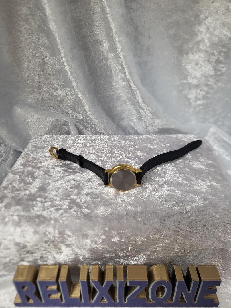 Vintage L.A. Express Premier Quartz Ladies Watch – Black Dial w/ Crystal Accents