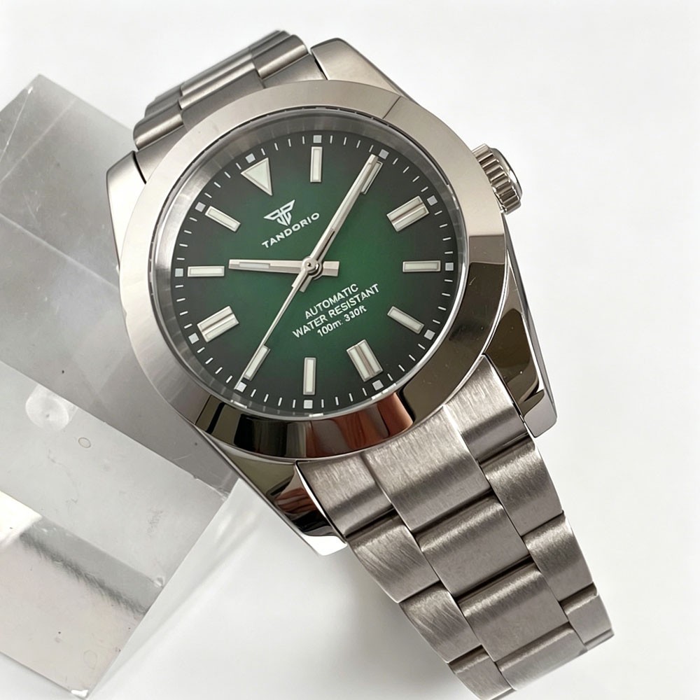 Tandorio New 39mm Sapphire Glass 20ATM Automatic NH35 PT5000 Men Watch Luminous