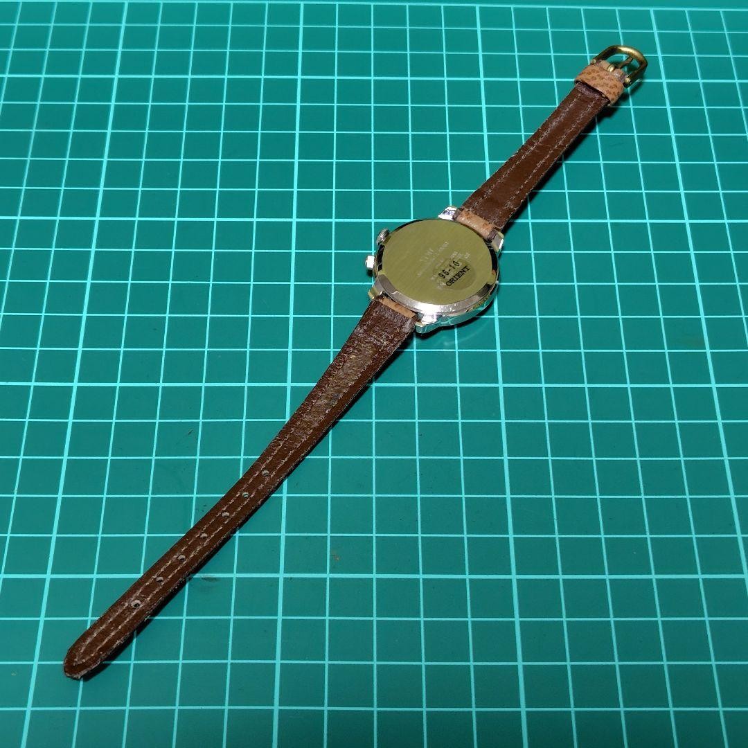 Orient YOU R102 Watch Wristwatch Black Dial Stainless Steel 18cm Rare