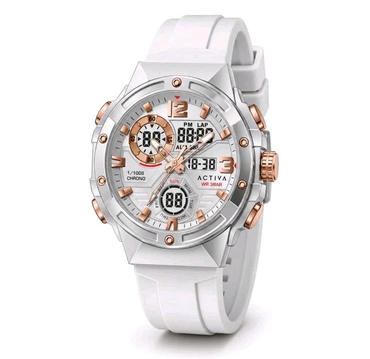 ACW8118-002 Activa X by Invicta Digital White Men’s Watch 51mm
