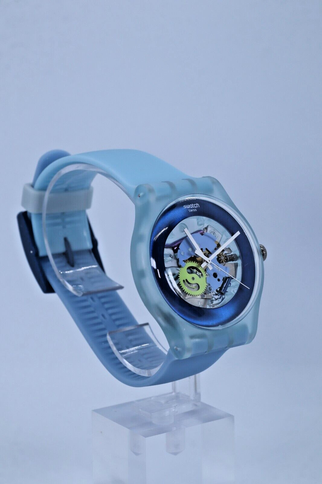 New limited Swiss Swatch New Gent 41MM Cool Me Watch SUOS100 Adult Unisex Blue