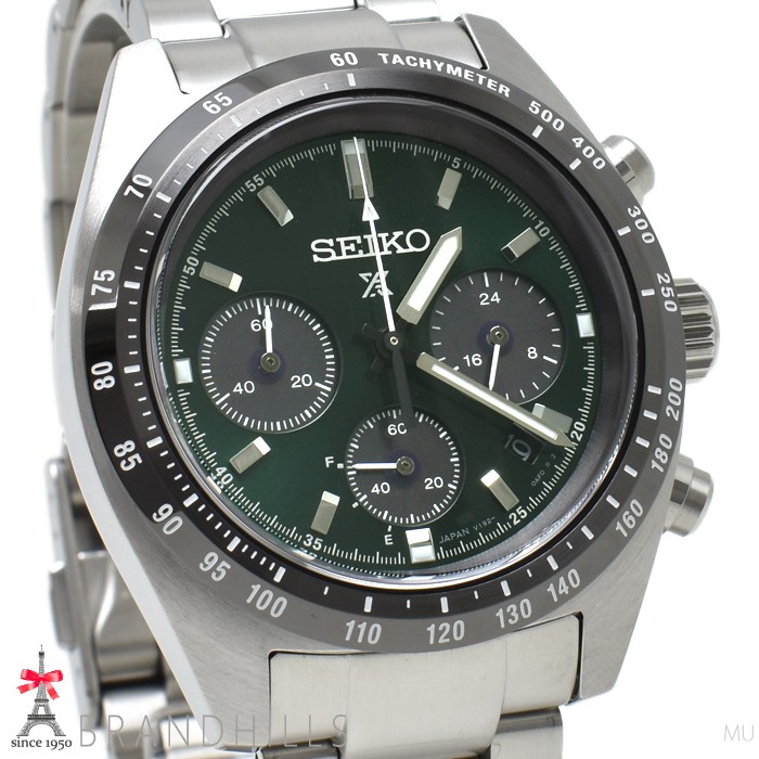 [B1Y] Seiko Men’s Watch Prospex Speedtimer Solar Chronograph SS SBDL107 [z4r]