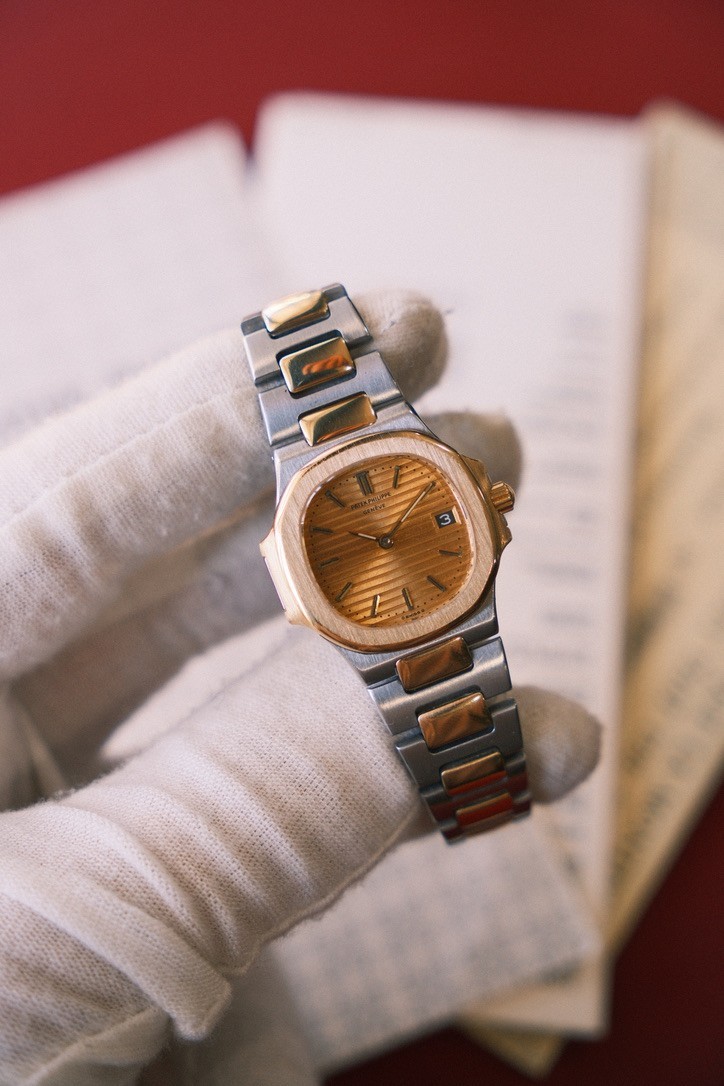 1981 Patek Philippe Nautilus 4700/1JA Two-Tone Ladies Watch (Original Papers)