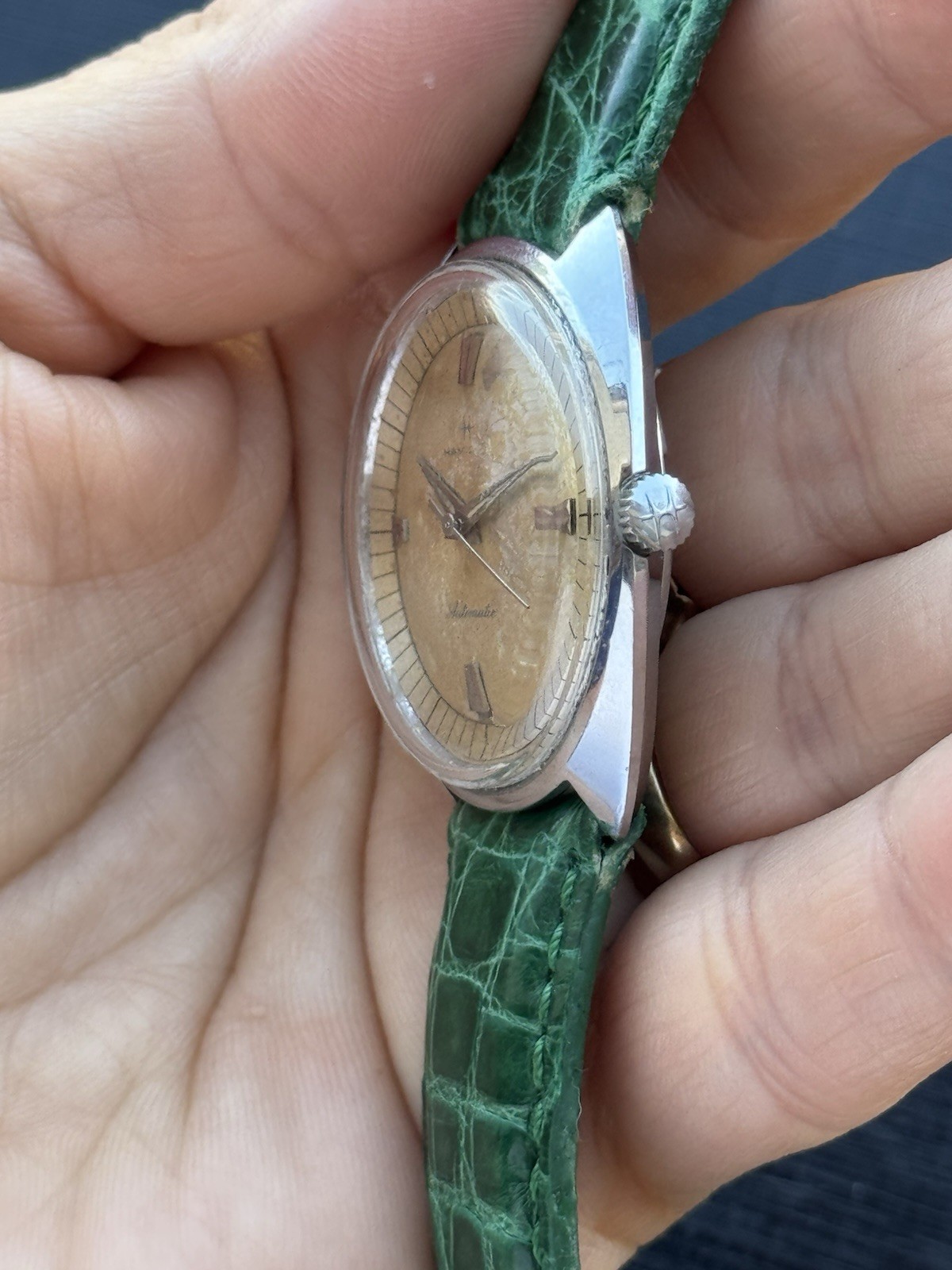 Vintage Hamilton 4000-3 Automatic Eta 2451 Mens 35.5mm Swiss Made Years 1960