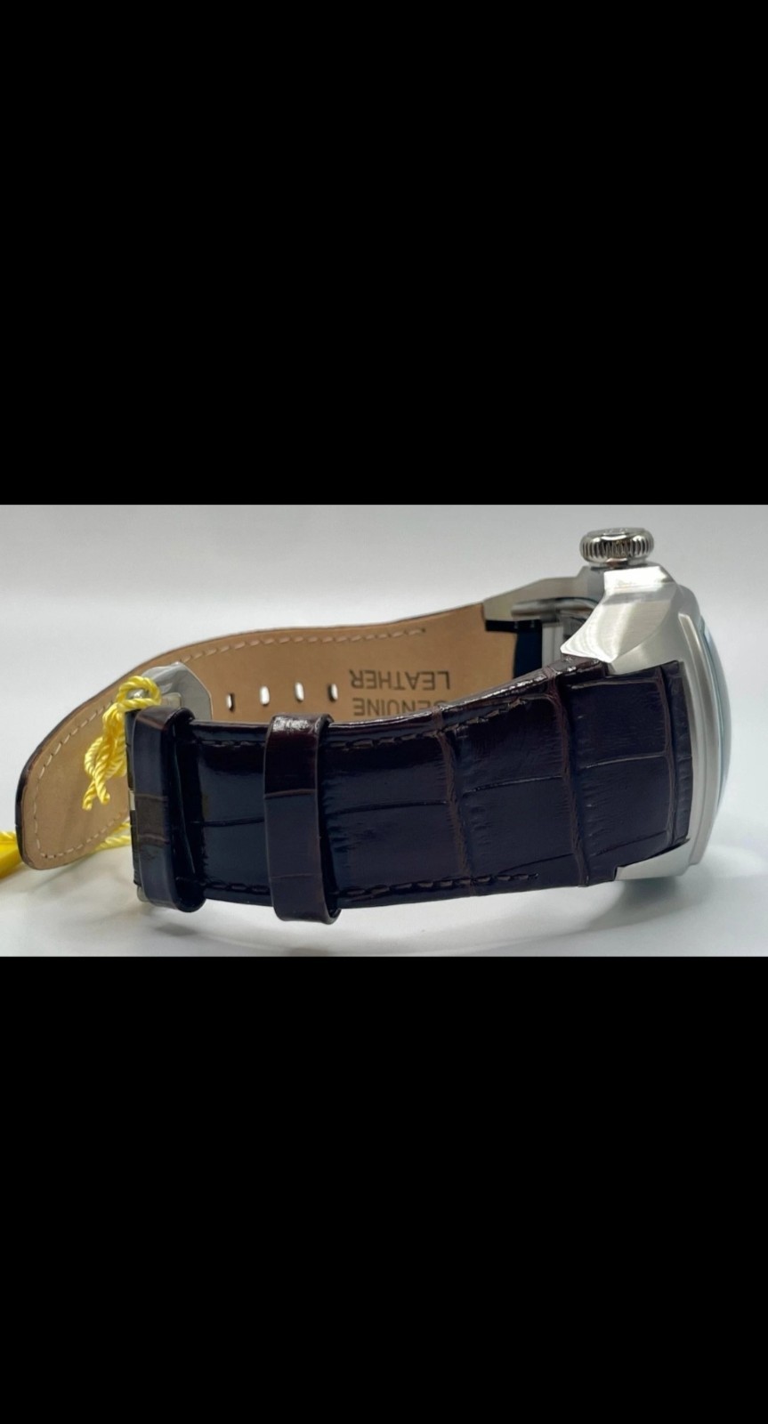 Invicta Lupah Men’s Watch w/ Abalone Dial – 46.8mm. Brown (45628)