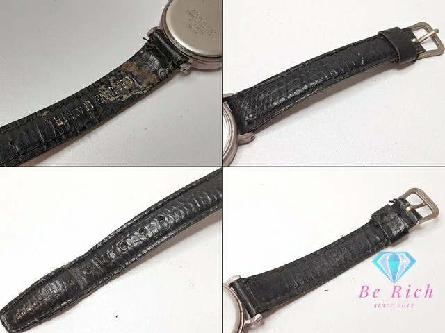 [A1R] Belami Ladies Watch V252-0090 Small Second White Black Leather QZ [g4n]