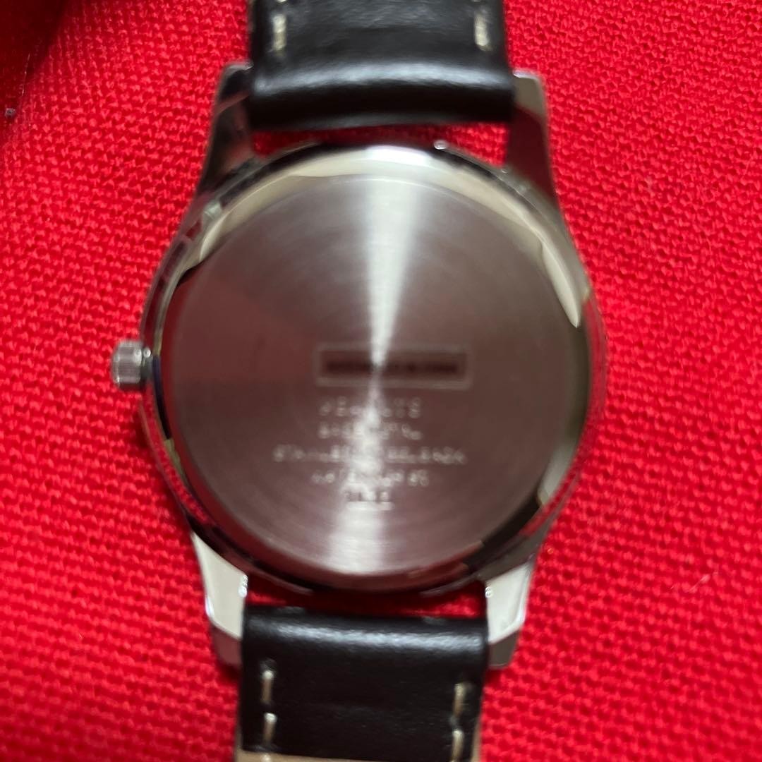 Snoopy wristwatch by Citizen, dark brown strap, battery included! Immediate purc